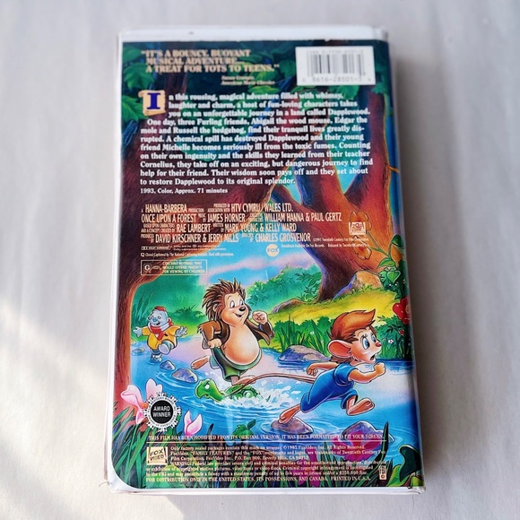 Once Upon A Forest VHS - Tested - Picture 2 of 4